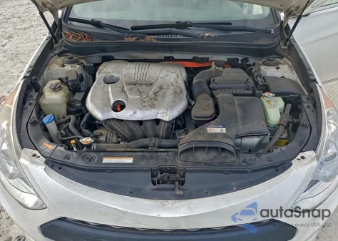 2015 Hyundai Sonata Hybrid из США, поврежденный, VIN KMHEC4A4XFA125527